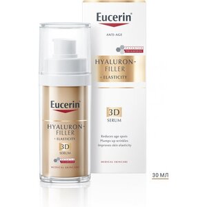 Сироватка Eucerin 83566 Потрійна 3D Гіалур-Філлер + Еластісіті антивікова 30мл