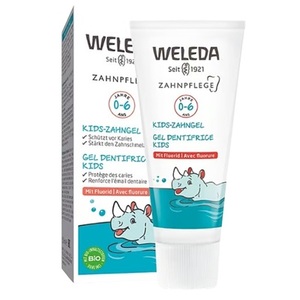 Зубной гель Weleda для детей с фтором KIDS 0-6 лет 50мл