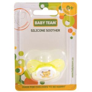 Пустышка Baby Team 3001 силиконовая ортодонтическая 0+ 1 шт