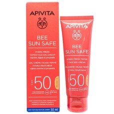 Гель-крем Apivita Bee Sun Safe солнцезащитный для лица SPF50 50мл