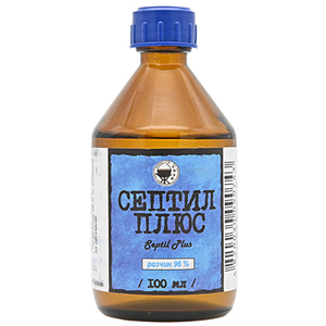 Септил Плюс раствор спиртовой 96% по 100 мл во флаконе 1 шт.