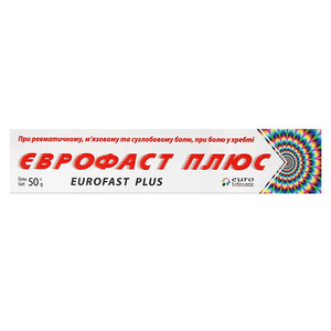 Еврофаст плюс гель туба 50г