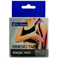 Кинезио тейп H Dr.House 5 см х 5 м черн.