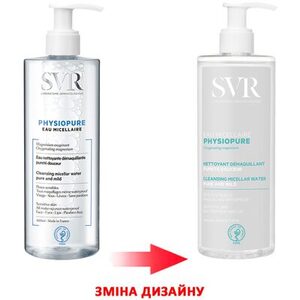 Вода SVR мицелярная Физиопюр  очищающая 400 мл