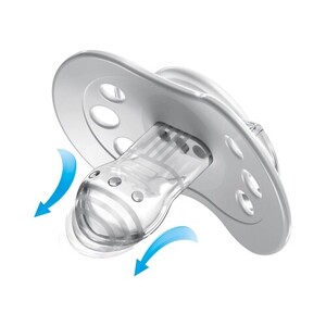 Пустушка Lovi 22/810 силіконова динам Night&Day 3-6 м 2 шт