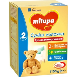 Смесь Milupa Заменитель грудного молока Milupa-2 1100 г