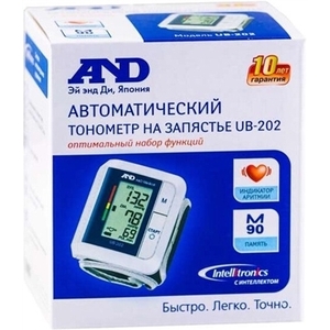Тонометр A&D UB-202 автомат на запястье
