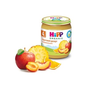 Пюре HiPP 4242 Персики с бананами 125 г