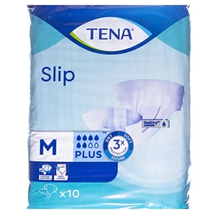 Підгузки TENA для дорослих Slip Plus Medium 73-122 см №10