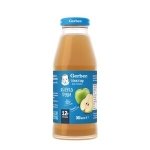 Нектар Gerber яблочно-грушевый 300 мл