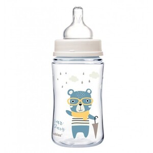 Бутылочка Canpol 35/232 антиколиковая Easystart Bonjour Paris 240 мл синяя