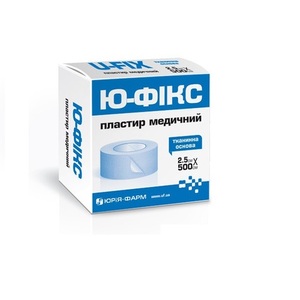 Лейкопластырь Ю-ФИКС ткан. основа катушка 2,5см*500см №1