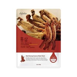 Маска Esfolio тканевая для лица с красным женьшенем 23мл