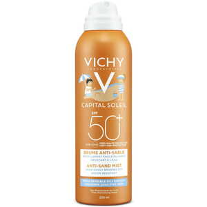 Аэрозоль Vichy Капиталь Солей солнцезащитный детский АНТИ-ПЕСОК SPF50+