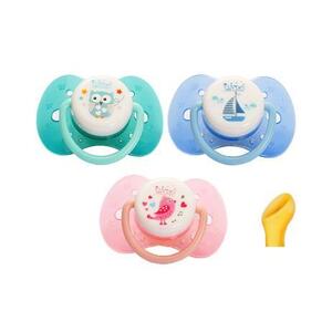 Пустышка Lindo латекс.с прикусом 0-6мес.