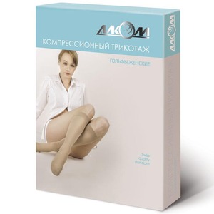 Н03 ЛТ 5081 Гольфы жен.компр.с откр. мыском черные 1компр р.1