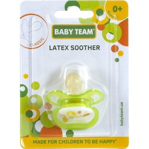 Пустышка Baby Team 3220 латексная классическая 0+ 1 шт