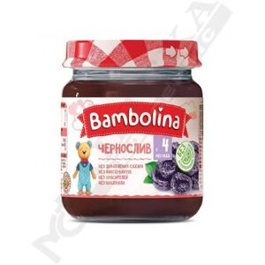 Пюре Bambolina Чернослив 100 г