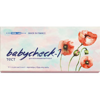 Тест-полоска BabyCheck плюс на беременность №1