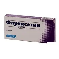 Флуоксетин Здоровье таблетки по 20 мг 10 шт.