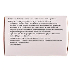 Билобил Интенс 120 мг капсулы по 120 мг 60 шт. (10х6)