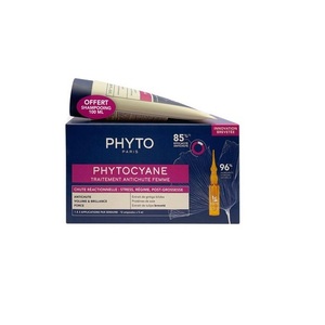 Набір Phyto Фітоціан Прогресів засіб 12х5мл + шампунь 100мл