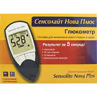 Глюкометр SensoLite Нова Плюс Комплект №1