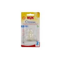 Соска NUK 10721154 с воздушн. клапаном, мал. оверстием д/чая р.2