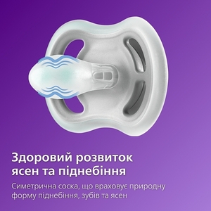 Пустушка Avent 085/59 Ultra Air з декором 0-6 міс 2шт