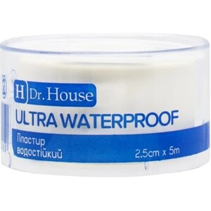 Пластир H Dr.House Ватерпруф водостійкий 2,5смх5м