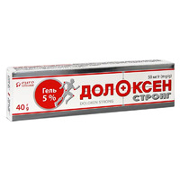 Долоксен Стронг гель 50мг/г туба 40г