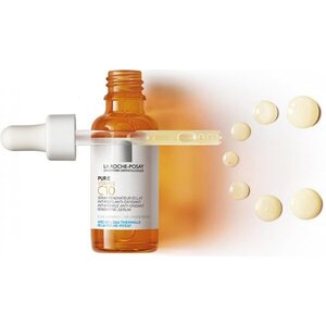 Сыворотка-антиоксидант La Roche-Posay против морщин Pure Vitamin C10 для обновления кожи лица 30 мл
