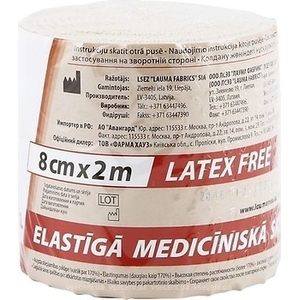 Бинт LAUMA еласт. мед. модель 3 Latex Free 8см*2м