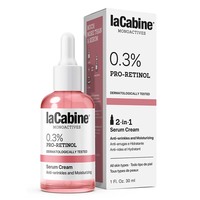 Крем-сироватка LaCabine 0.3% Pro-Retinol 2 in 1. Зволожувальна проти зморшок шкіри обличчя, 0,3% проретинолу 30 мл