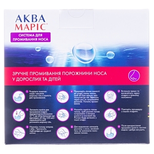 Аква Марис система для носа+обогащ. морск. соль пак. №30