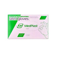 Перчатки MedPlast смотр.латекс.нест.с пудрой XS (50 пар)
