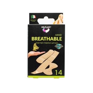 Лейкопластырь Milplast BREATHABLE HAND для рук №14