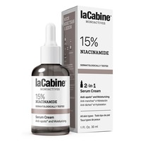 Крем-сироватка LaCabine 15% Niacinamide 2 in 1. Зволожувальна проти пігментних плям та недосконалостей шкіри обличчя, 15% ніацинаміду 30 мл