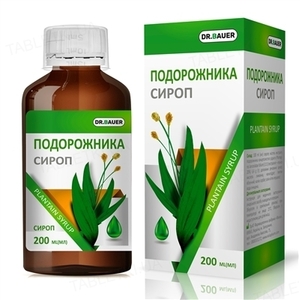 Сироп подорожника по 200 мл во флаконе 1 шт.