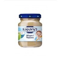 Пюре Карапуз яблуко з вершками ск/б 125г