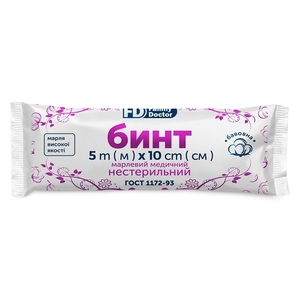 Бинт Аріадна нестерильний 5 м*10 см