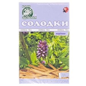Солодки корни Ключи здоровья 100г