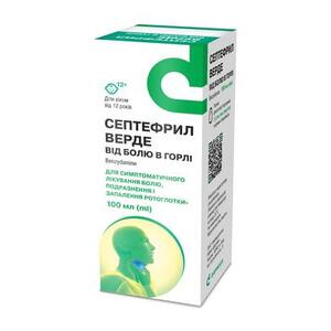 Септефрил Верде р-н д/рот. порож. 1.5мг/мл флак. 100мл