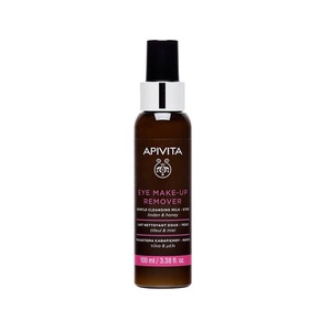 Молочко Apivita EXPRESS BEAUTY Ніжне очищувальне для зняття макіяжу з очей 100мл