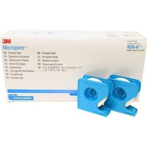 Пластир Micropore неткан білий 1,25 см х 9,1 м