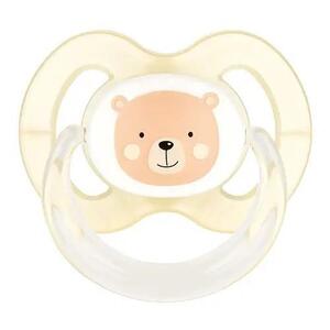 Пустушка Baby-nova сил.пласка з рис./кільце р.2 дівчинка 2шт.