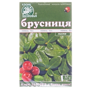 Фиточай Ключи Здоровья Брусница листья 50г