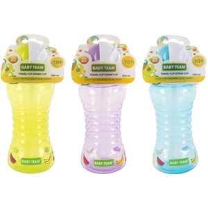 Поїльник Baby Team 5005 для подорожей з трубочкою 270 мл
