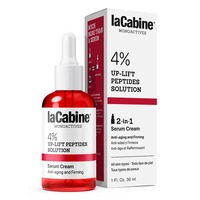 Крем-сыворотка LaCabine 4% Up-Lift Peptides 2 in 1 антивозр. д/упругости и эласт.кожи лица 30мл
