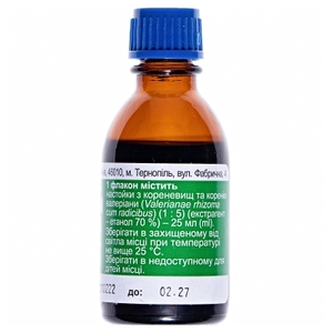 Валеріани настоянка скл.фл. 25мл Тернофарм